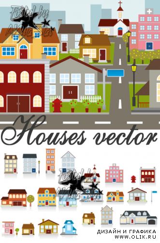 Houses vector