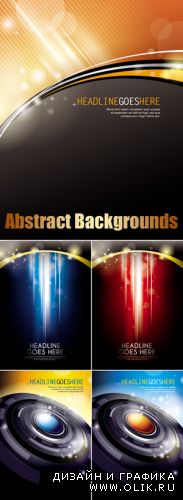 Abstract Techno Backgrounds Vector 2