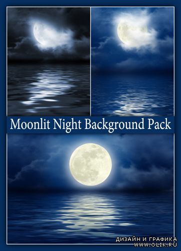 Moonlit Night Background Pack
