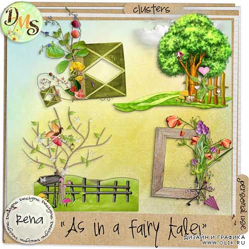 Детский скрап набор - Как в сказке  / Scrap set - As An Fairy Tale
