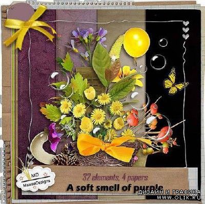 Scrap kit - A Soft Smell Of Purple