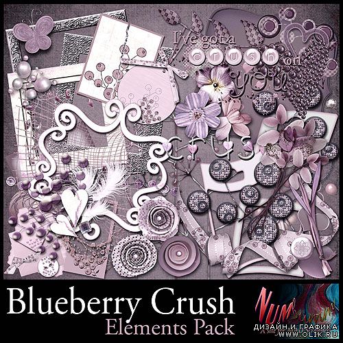 PNG клипарт - Blueberry Crush