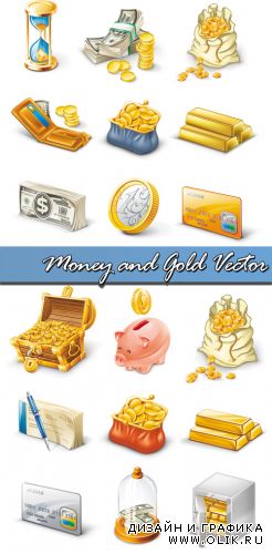 Money and Gold Vector