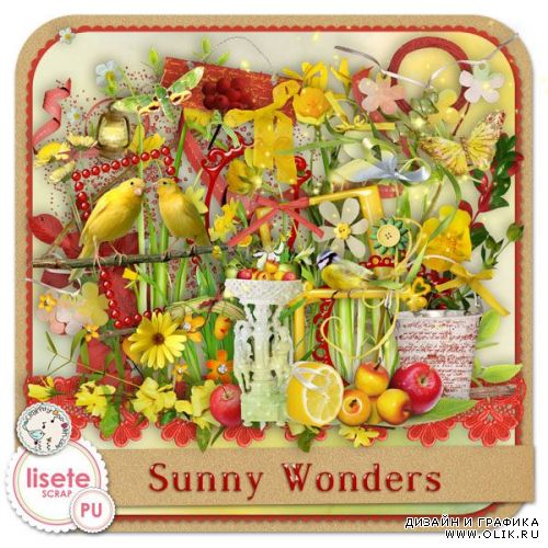 Scrap kit  Sunny  Wonders