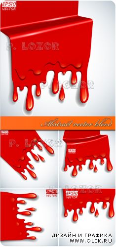 Abstract vector blood