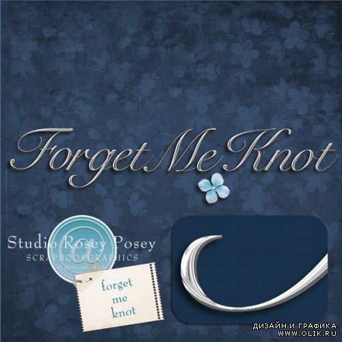 Scrap kit  Forget Me Knot