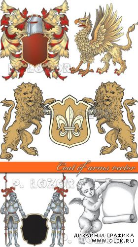 Coat of arms vector