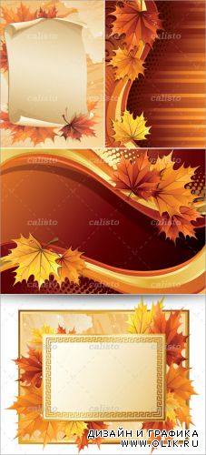 Maple Leaf Vector Background