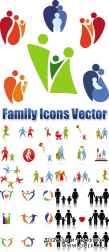 Family Icons Vector