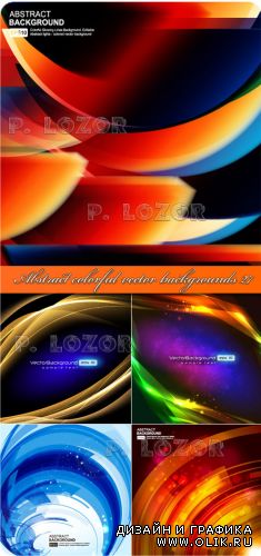 Abstract colorful vector backgrounds 27