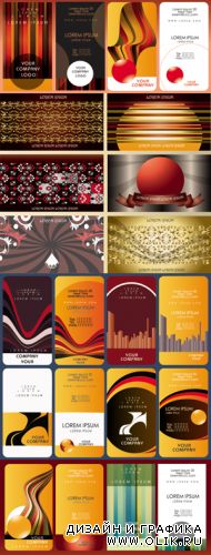 Color Cards Vector 3