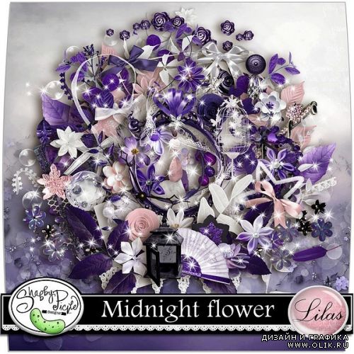 Scrap kit   Midnight flower
