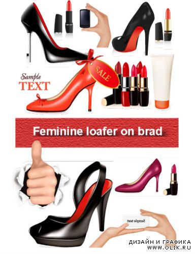 feminine loafer on brad  | Женская туфля на шпильке