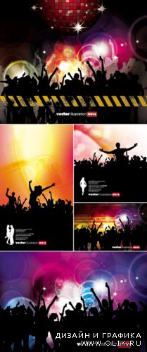 Music Event Backgrounds Vector