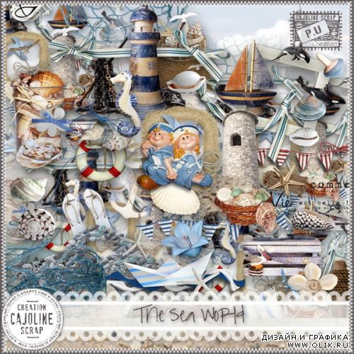 Scrap kit  The Sea  World