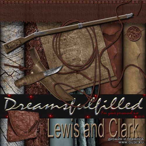 Скрап-набор "Lewis and Clark"
