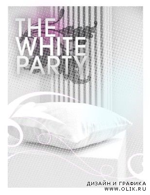 White party flyer