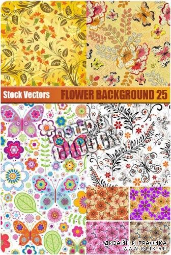 Цветочный фон 25 | Flower background 25