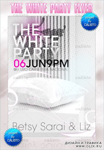 The White Party Flyer