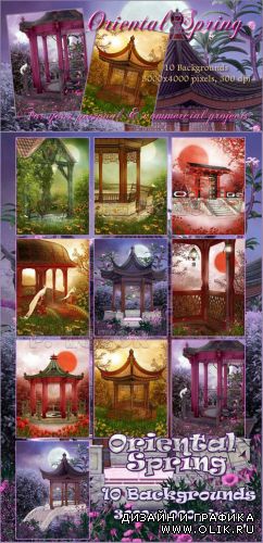 Oriental Spring Backgrounds