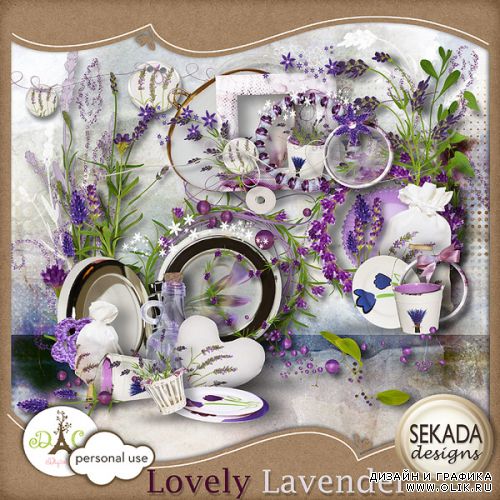 Scrap - Lovely lavender