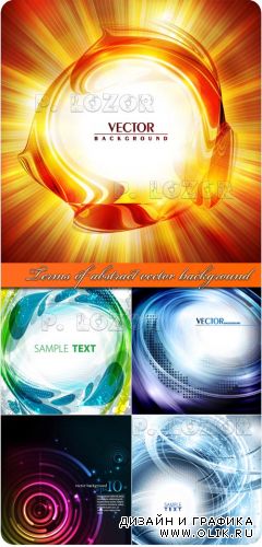 Terms of abstract vector background