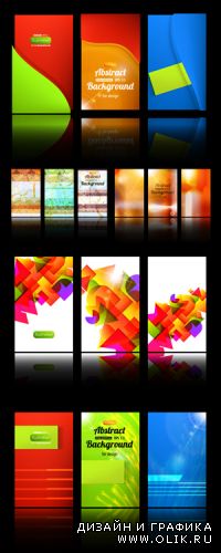 Color Business Cards Vector 3