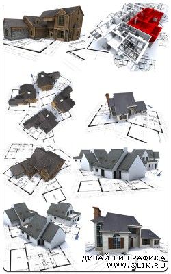 Modern House & 3D Plan Drawing #3