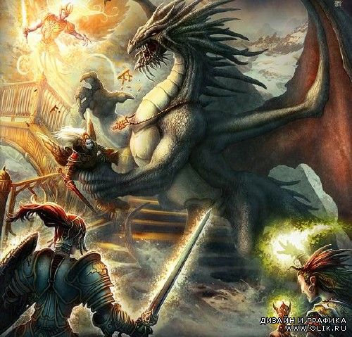 Красочные драконы иллюстратора Kerem Beyit