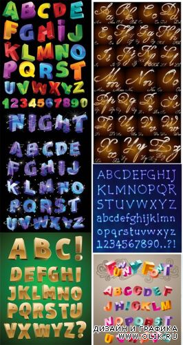 Colorful Vector Alphabet