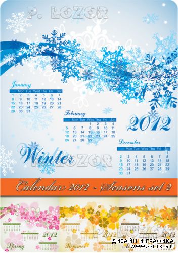 Calendar 2012 - Seasons set 2