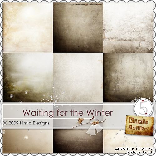Скрап-набор - Waiting for  the winter