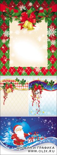 Christmas and New Year Vector 4