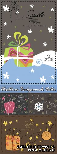 Christmas Backgrounds Vector