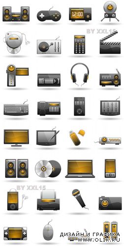 Electronic icons