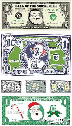 Comic american dollars