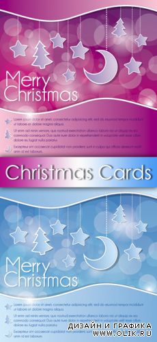 Christmas Cards Vector 4