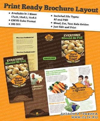Templates for Design - Knowledge Feast Brochure 11 x 8.5 BoxedArt 