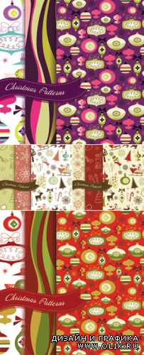 Christmas Patterns Vector