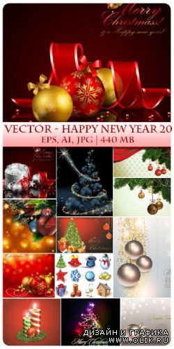 Vector Happy New Year 20