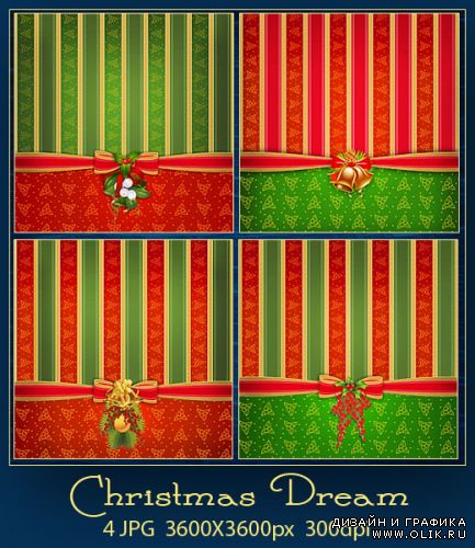 Scrap  Kit Christmas Dream Рождественский скрап-набор