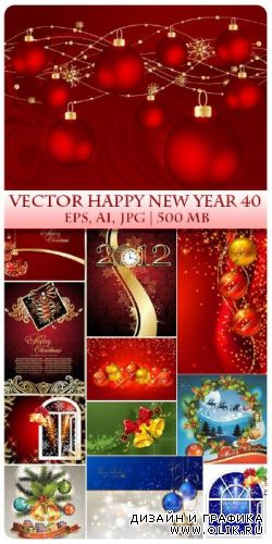 Vector Happy New Year 40