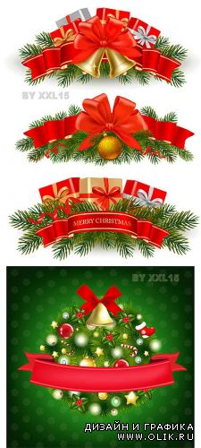 Christmas decorative compositions