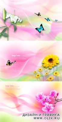 PSD for PHSP - Spring backgrounds nature