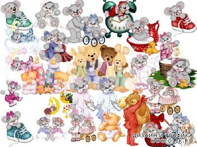 PSD for PHSP - A collection of teddy bears