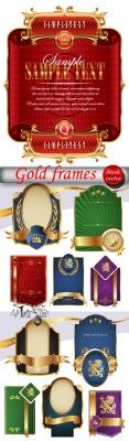 Gold frames  Золотые рамки