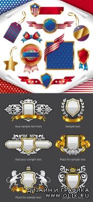 U.S. and Heraldic Vector Elements