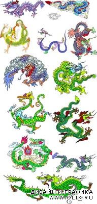 New Collection of dragons Psd 2012 for PHSP
