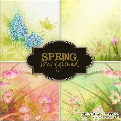 Spring Background 2 Весенние фоны 2