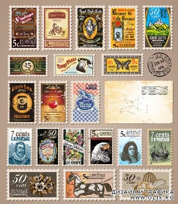 Postage Stamp Big Set